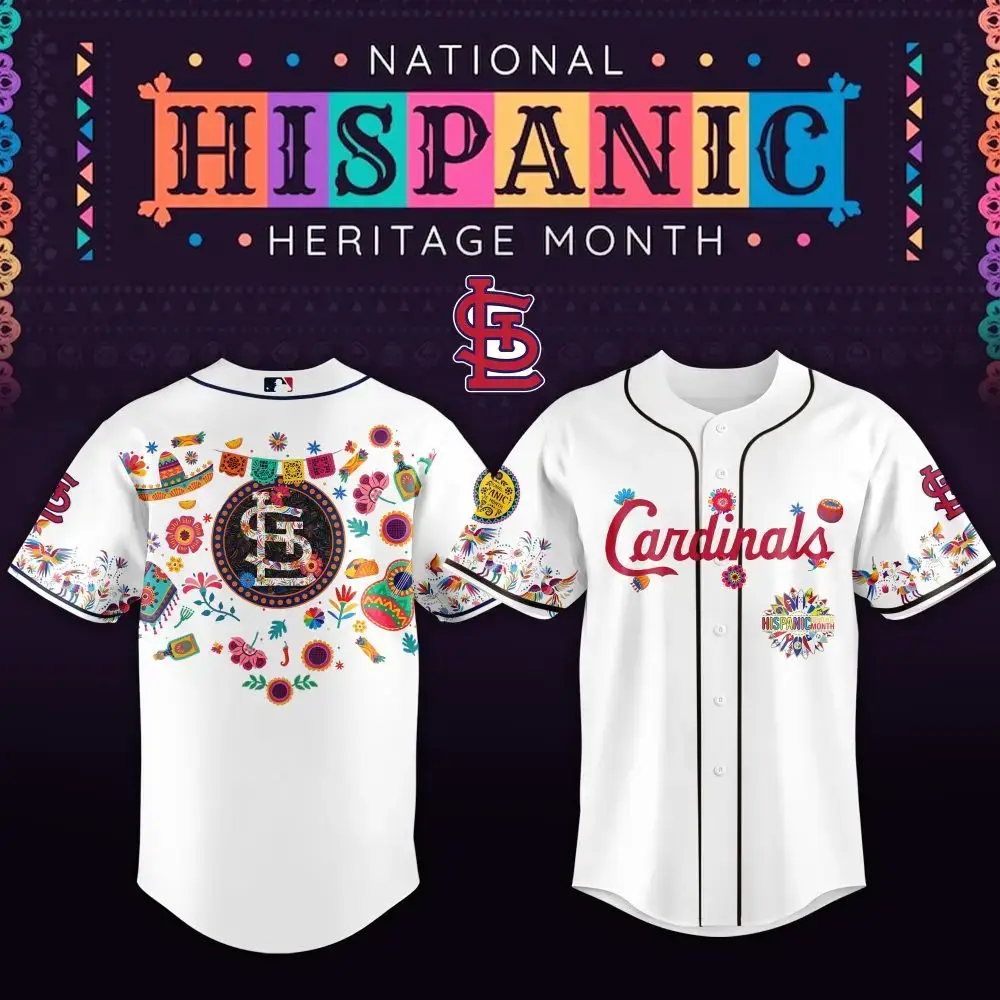 Celebrate Hispanic Heritage With Cardinals Jersey - Limited Edition Vibrant Design Image