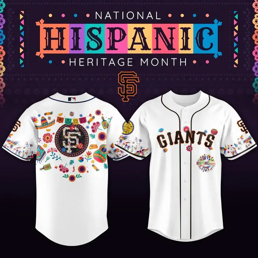 Celebrate Hispanic Heritage With Giants Limited Edition Jersey – Vibrant, Authentic, And Unique Design! Image