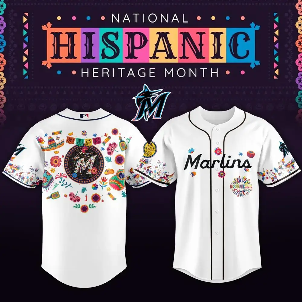 Celebrate In Style: Marlins Hispanic Heritage Month Limited Edition Jersey Image