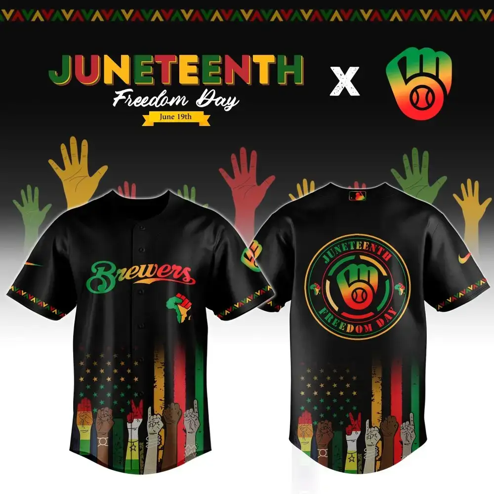 Celebrate Juneteenth In Style: Limited Edition Brewer'S Freedom Day Jersey Image