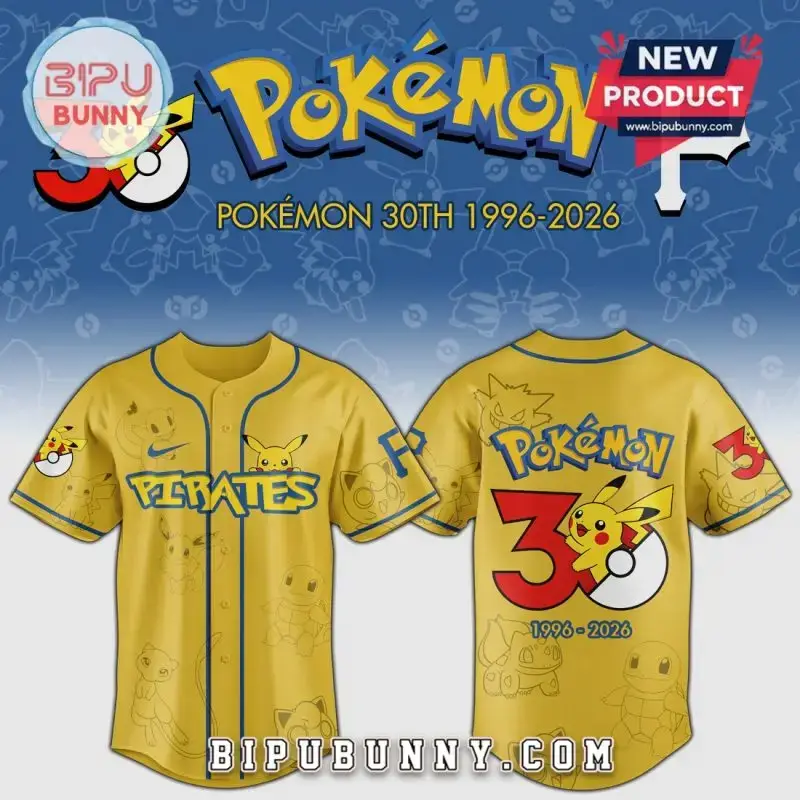 Celebrate Pokémon 30Th Anniversary With Limited Edition Pikachu Jersey – Exclusive Design 1996-2026! Image