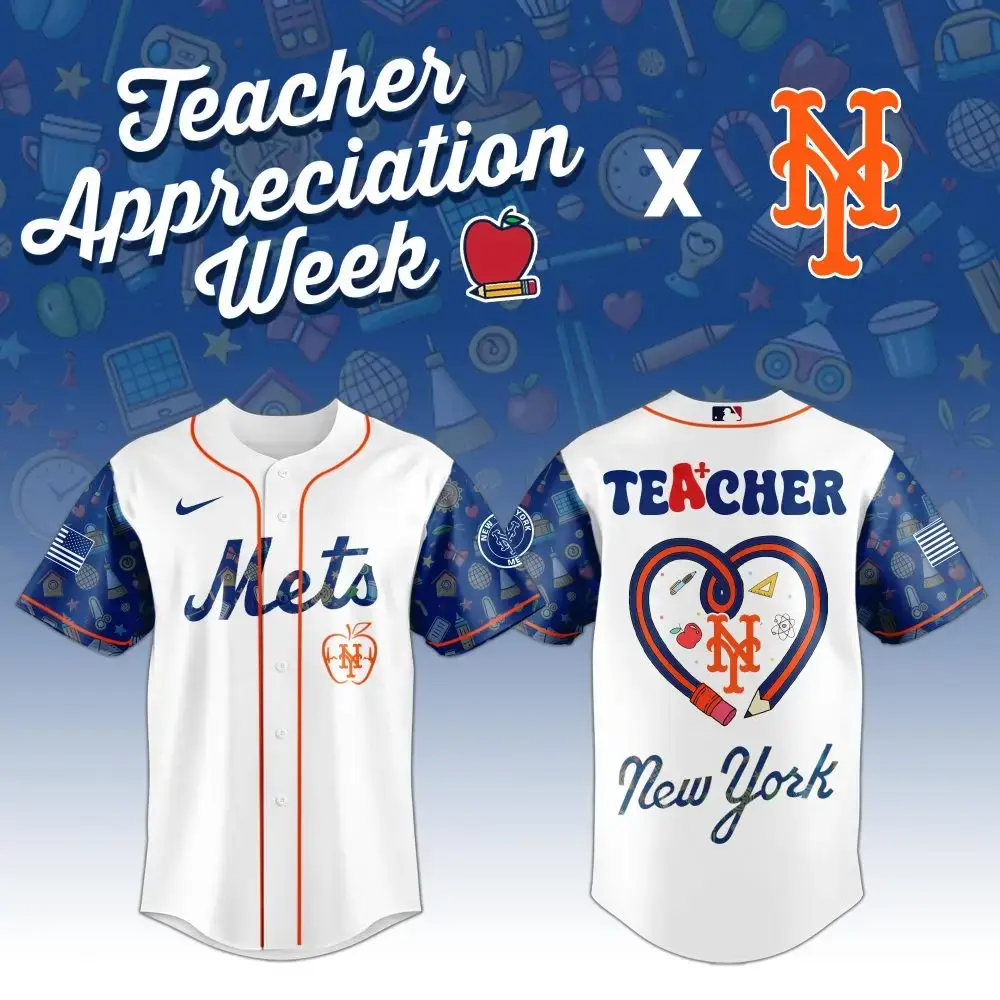 Celebrate Teacher Appreciation: Custom New York Baseball Jersey - Perfect Gift! Image