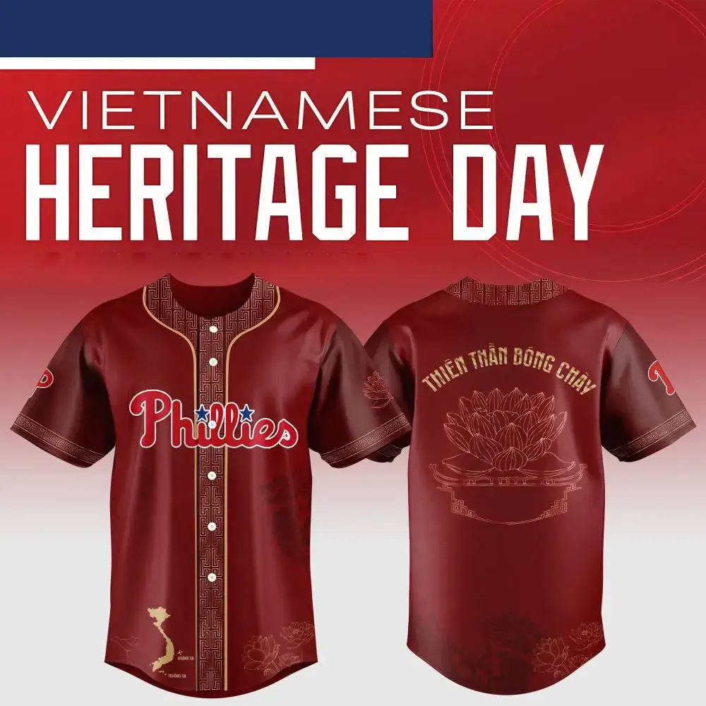 Celebrate Vietnamese Heritage: Phillies Limited Edition Jersey – Unique Design & Premium Quality Image