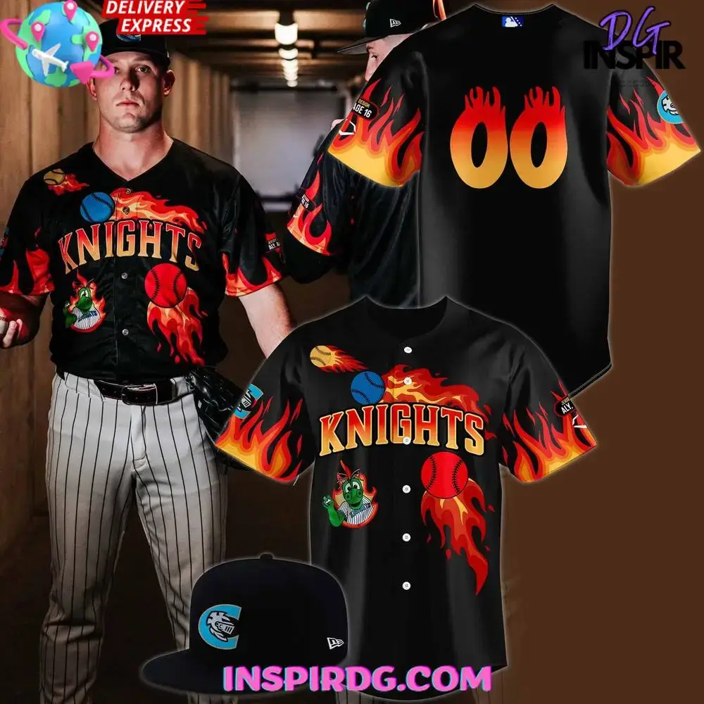 Charlotte Knights X Aly Flames Special Baseball Jersey Image