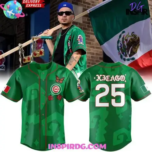 Chicago Cubs 2025 Mexico Heritage Night Special Edition Baseball Jersey Image