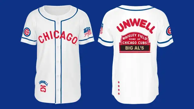 Chicago Cubs Big Al's Takeover 2025 Baseball Jersey Image