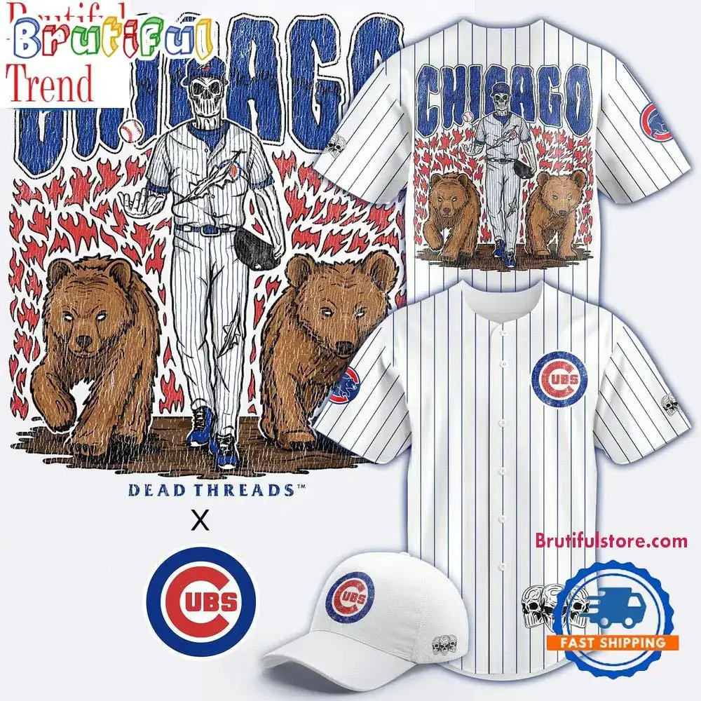Chicago Cubs Dead Threads 2025 Baseball Jersey Image
