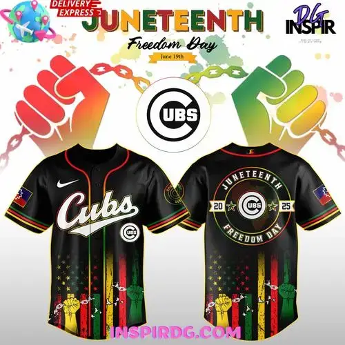 Chicago Cubs Juneteenth Day 2025 Special Jersey Image