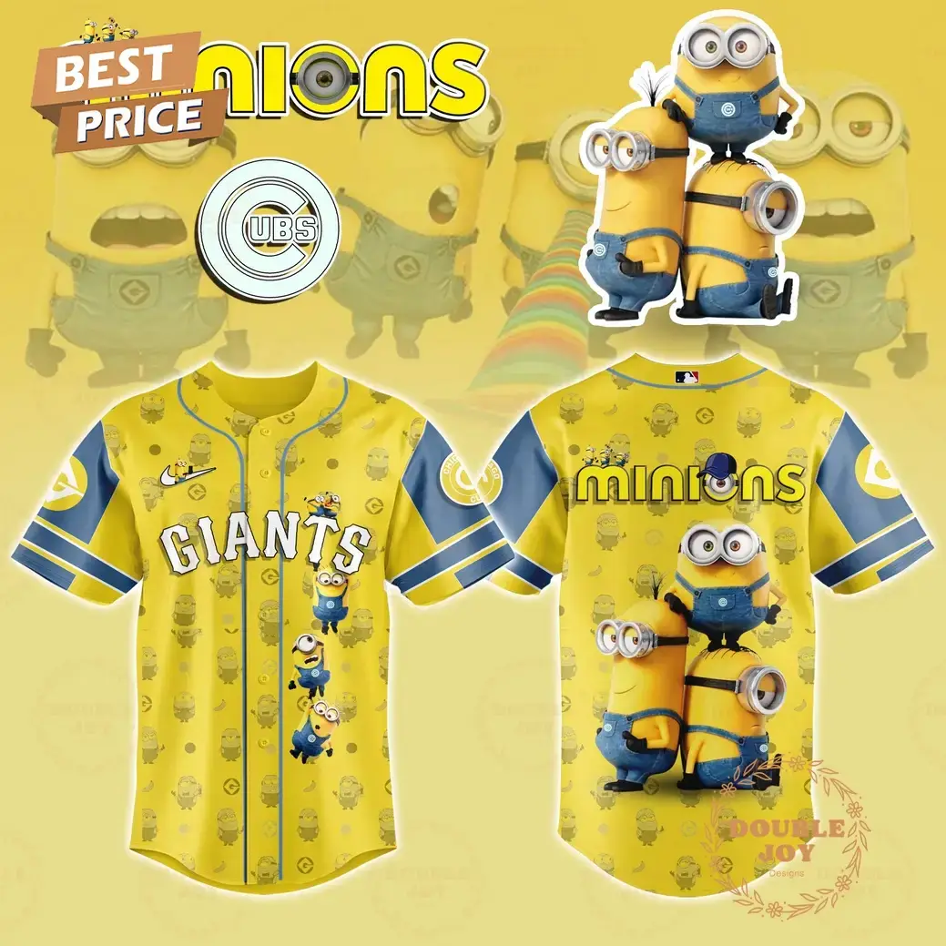 Chicago Cubs Minions 2025 Limited Edition Baseball Jersey Image