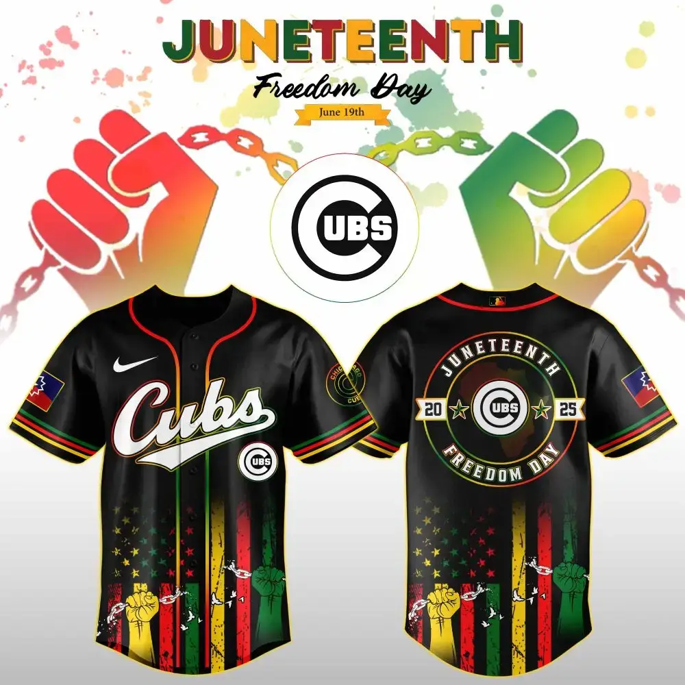 Chicago Cubs Mlb X Juneteenth Day Jersey Edition Jersey Image