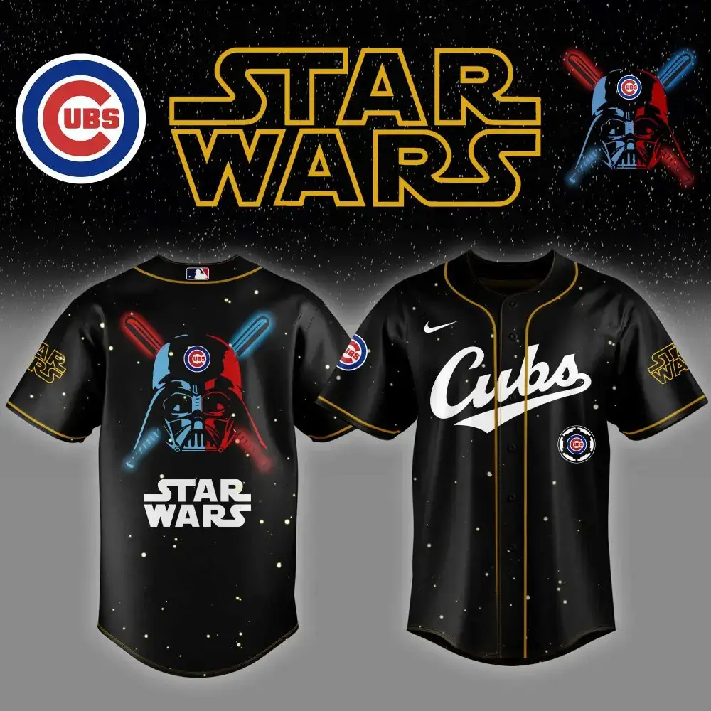 Chicago Cubs Mlb X Starwars Baseball Jersey Image