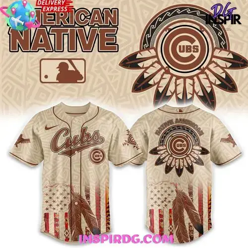 Chicago Cubs Native American Heritage Honor 2025 Edition Baseball Jersey Image