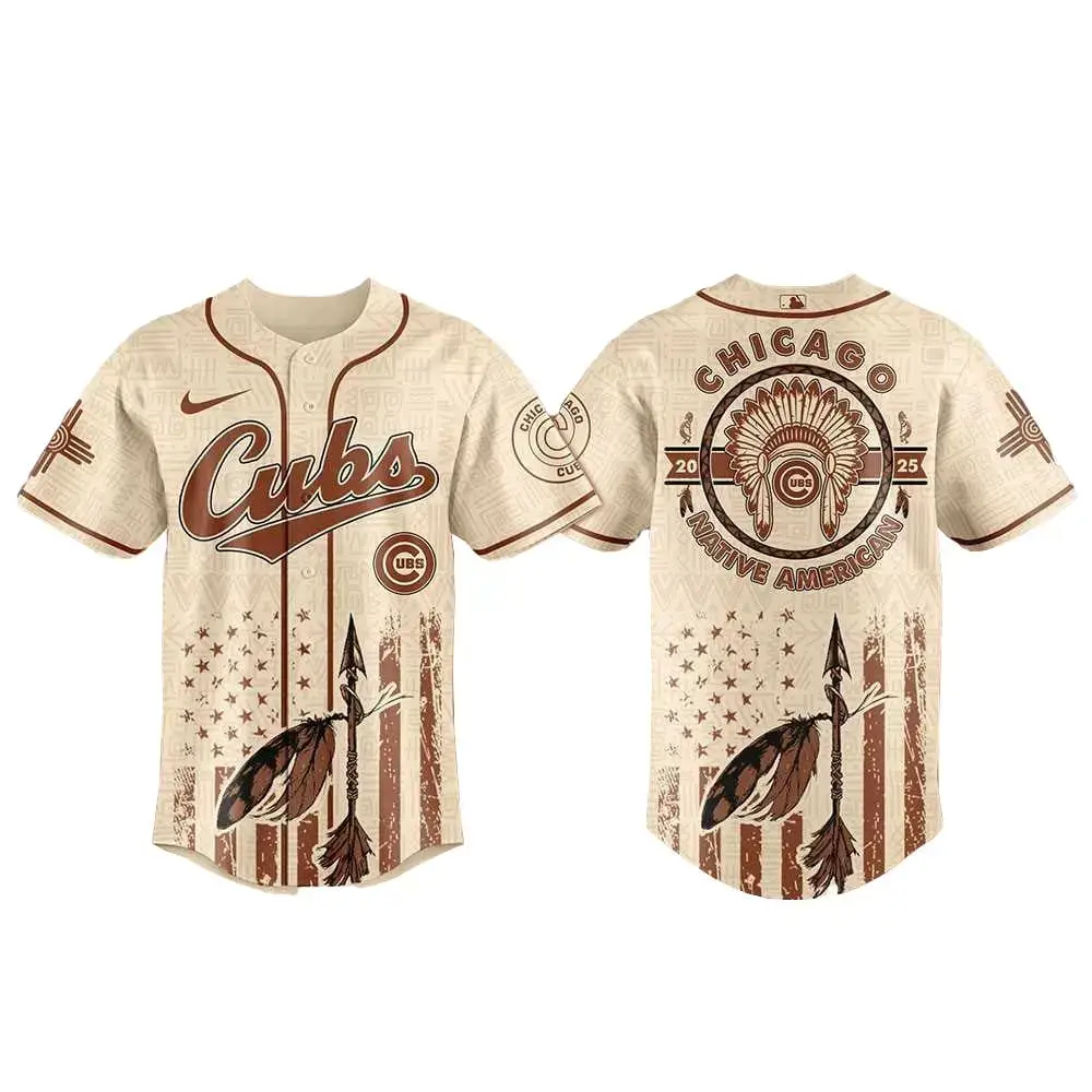 Chicago Cubs Native American Heritage Month 2025 Jersey Image
