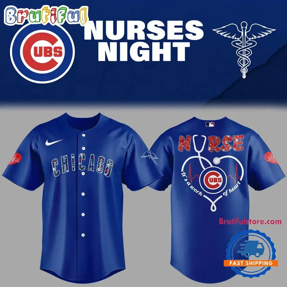 Chicago Cubs NURSES NIGHT 2025 3D Jersey Shirt Image