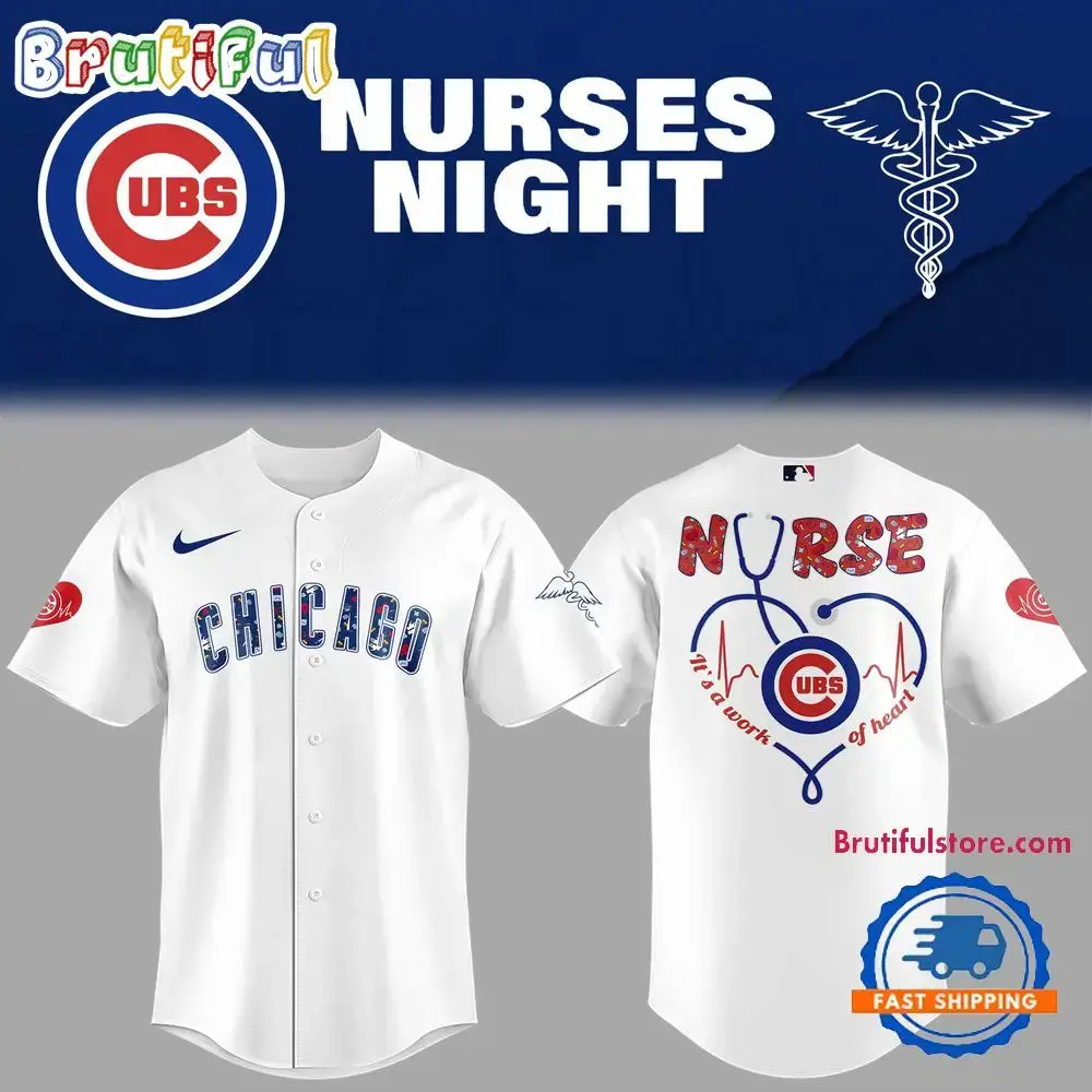 Chicago Cubs Nurses Night Baseball Jersey Image