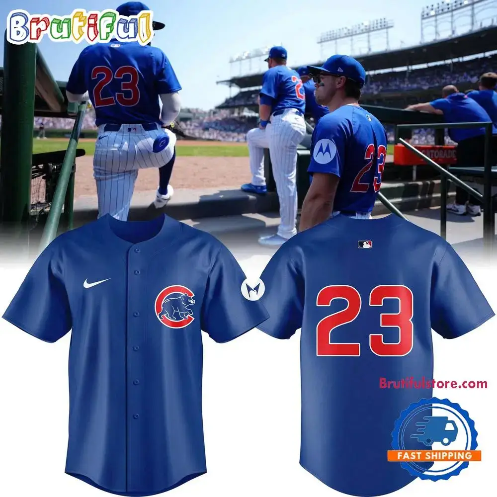 Chicago Cubs Ryne Sandberg #23 Baseball Jersey Image