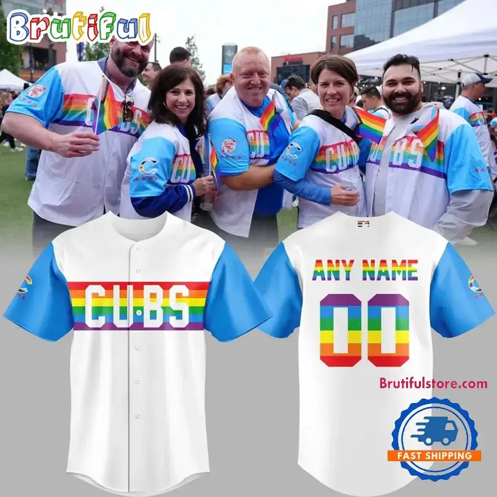 Chicago Cubs Special New Pride 25 Jersey Shirt Image