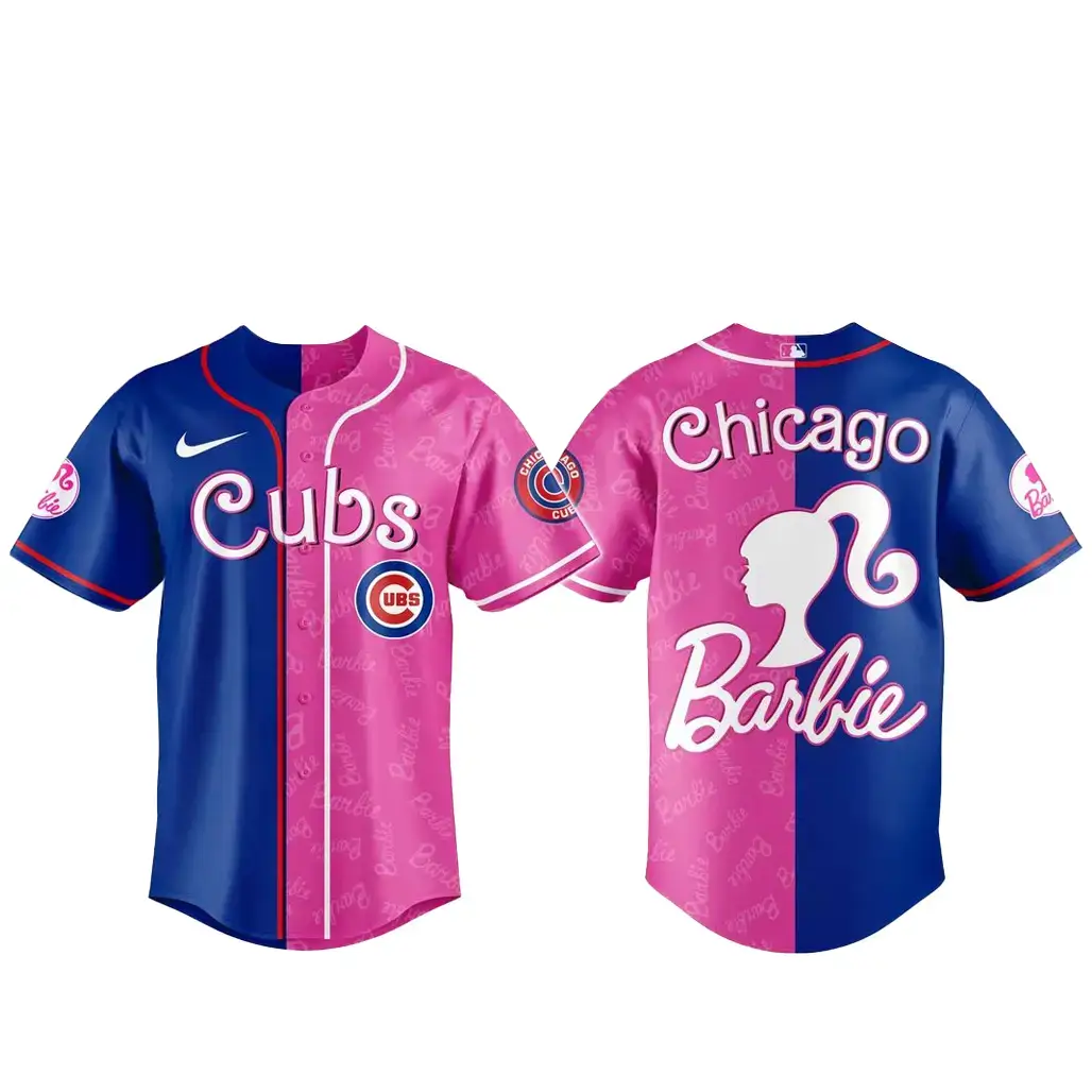 Chicago Cubs x Barbie Night Game 2026 Baseball Jersey Image