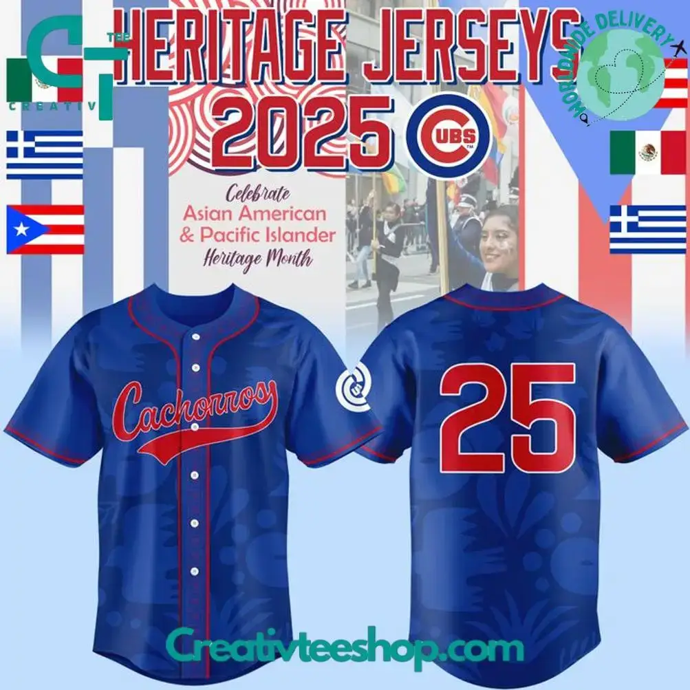 Chicago Cubs X Hispanic And Latino Heritage 2025 Baseball Jersey Image