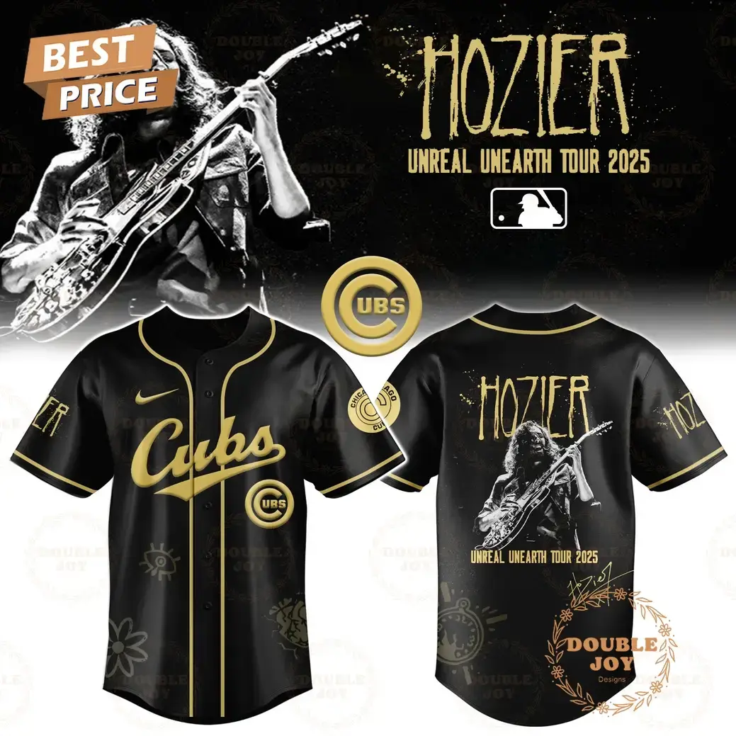 Chicago Cubs x HOZIER Tour 2025 Unreal Unearth Edition Baseball Jersey Image