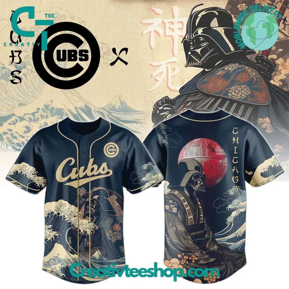 Chicago Cubs X Lord Vader Japan Edition 2025 Baseball Jersey Image