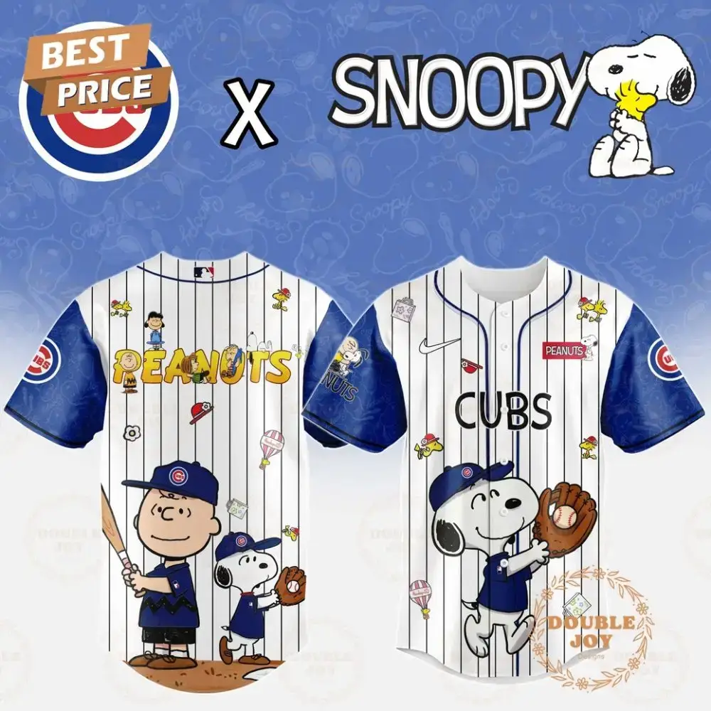 Chicago Cubs X Snoopy 2025 Limited Edition Baseball Jersey Image