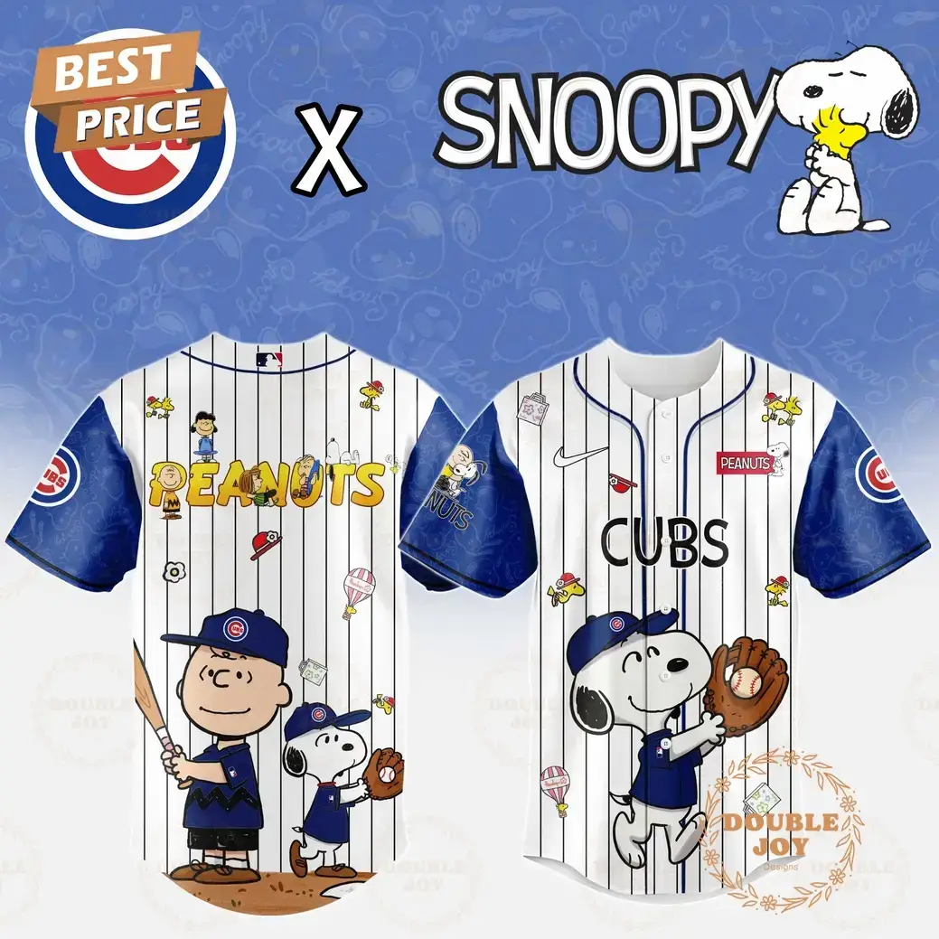 Chicago Cubs x Snoopy 2025 Limited Edition Baseball Jersey Image