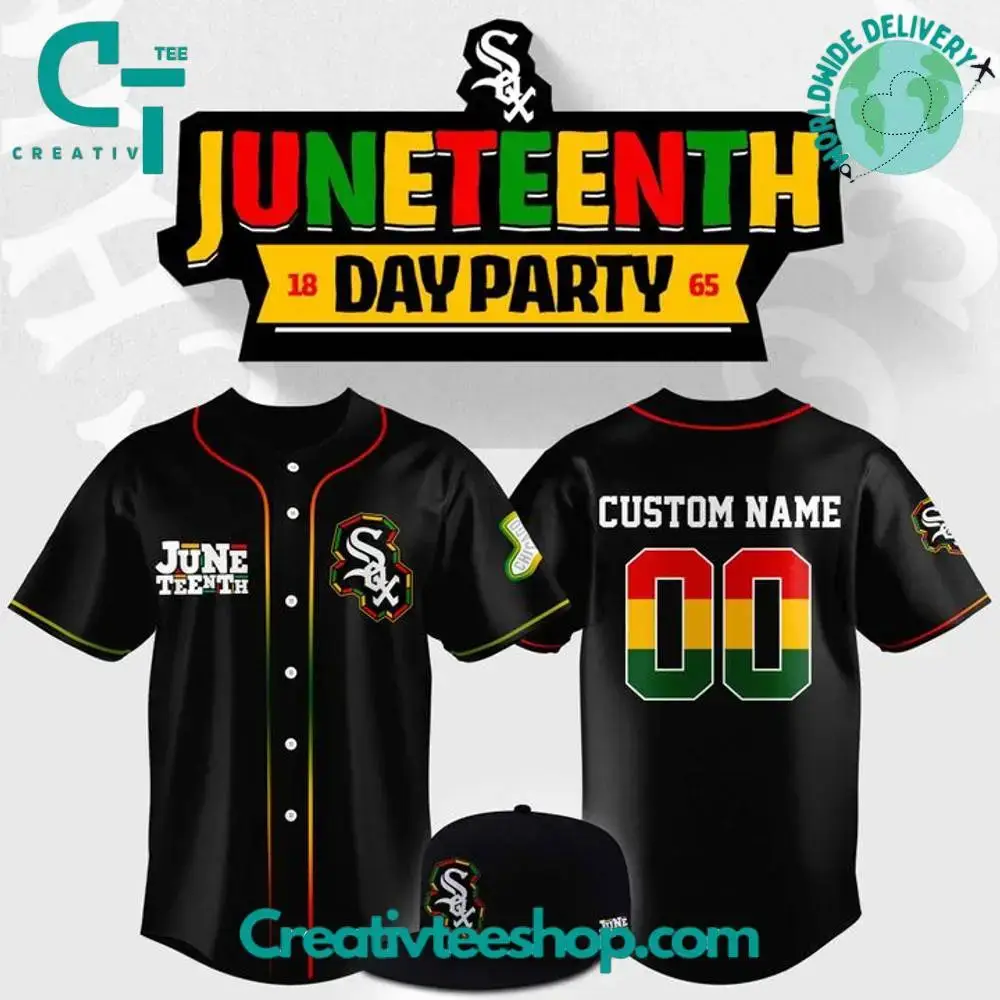 Chicago White Sox 2025 Juneteenth Heritage Black Baseball Jersey Image