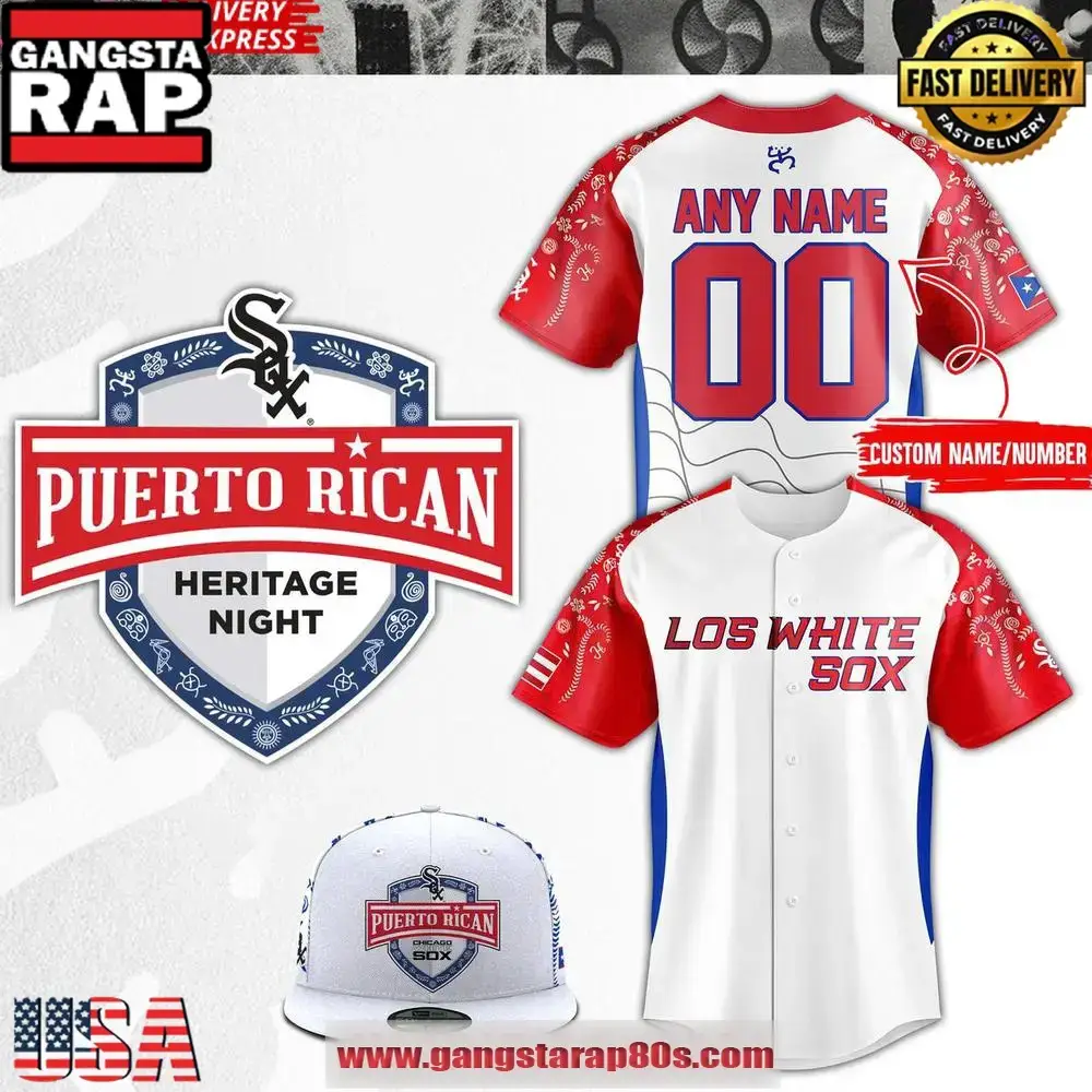 Chicago White Sox 2025 Puerto Rican Heritage Night Special Baseball Jersey Shirt Image