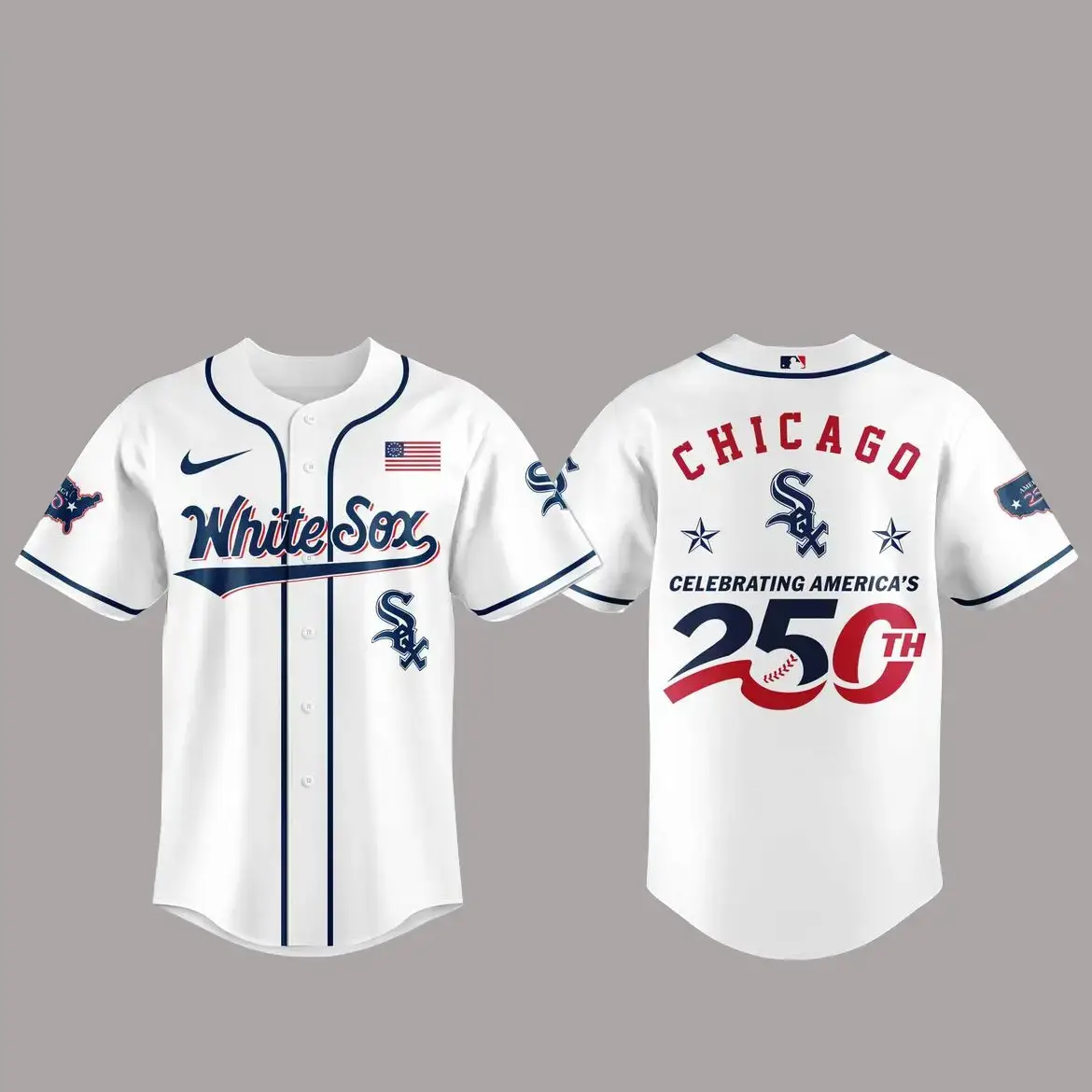 Chicago White Sox America 250th Anniversary Of USA 2026 Baseball Jersey Image