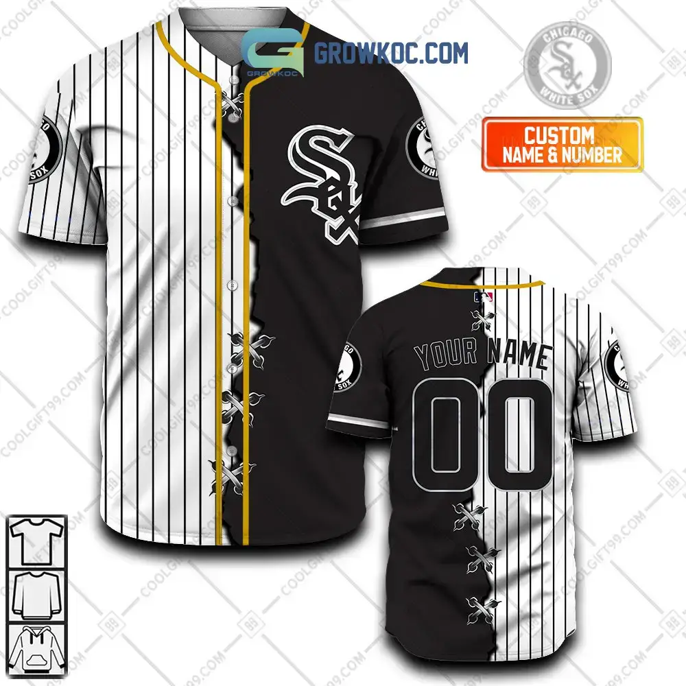 Chicago White Sox MLB Personalized Mix Baseball Jersey Image