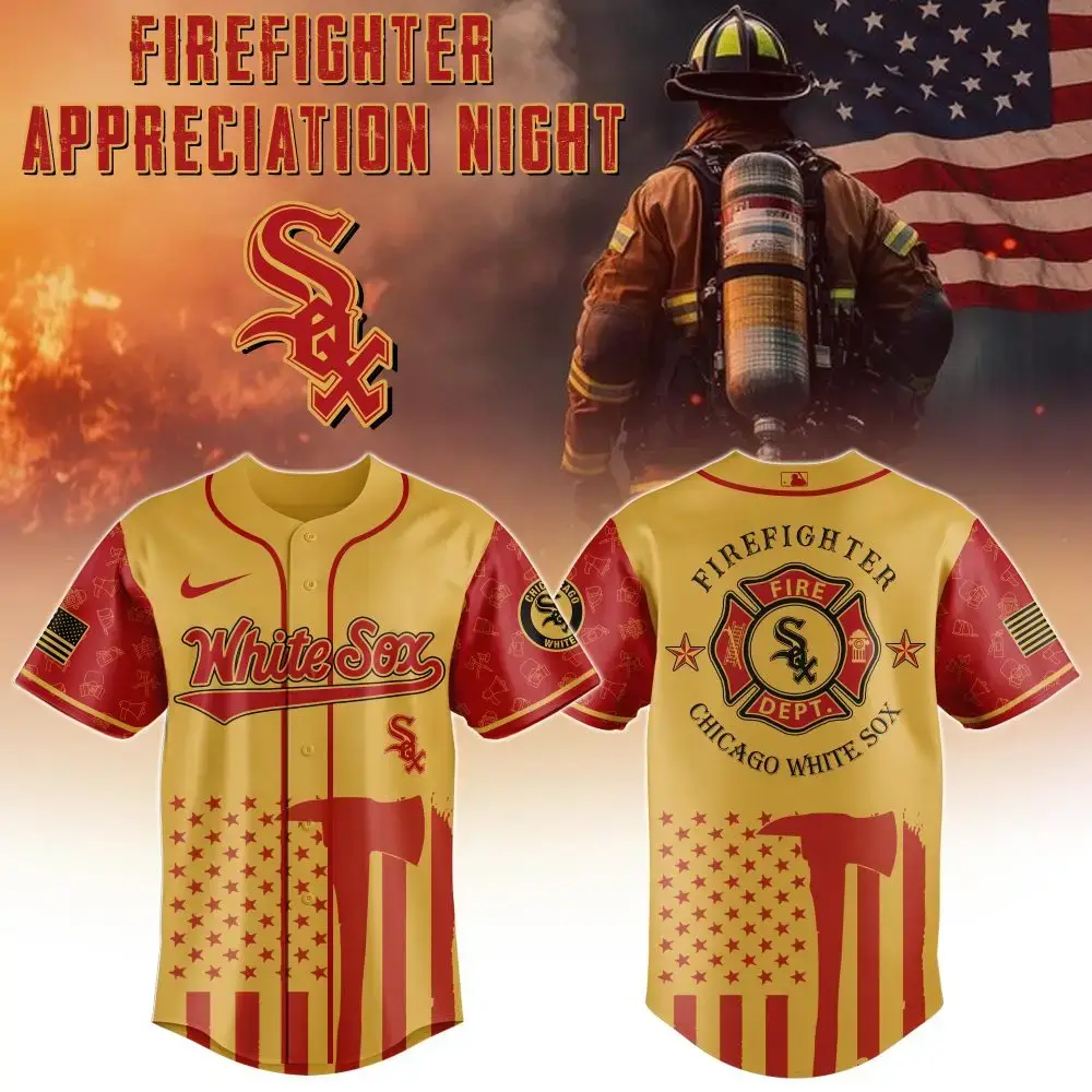 Chicago White Sox Mlb X Firefighter Appreciation Night Special Edition Jersey Image