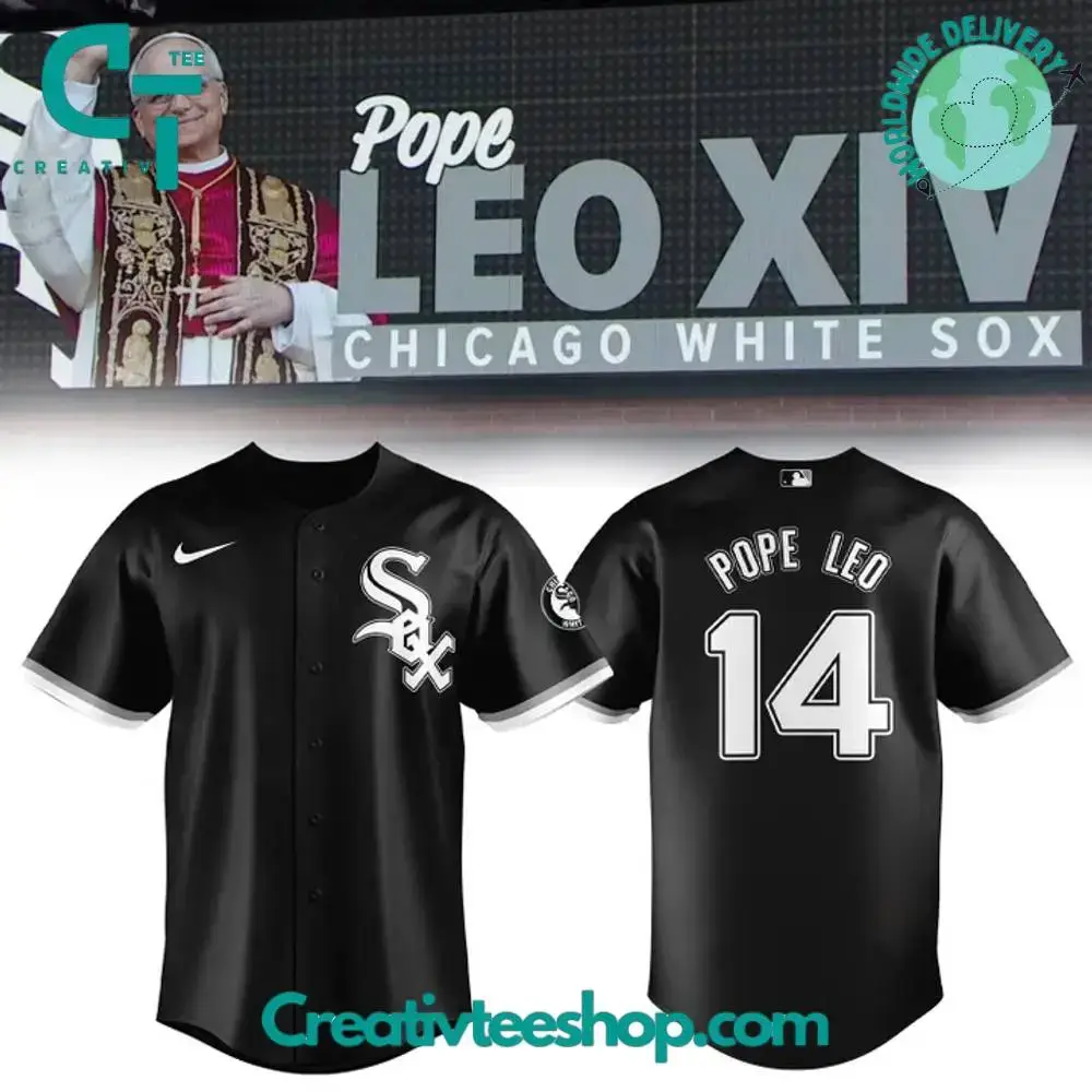 Chicago White Sox Pope Leo Xiv Special Baseball Jersey Image