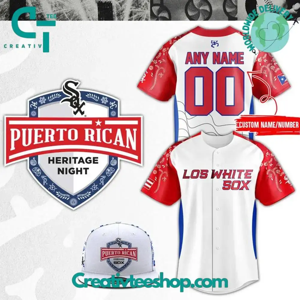 Chicago White Sox Puerto Rican Heritage Night 2025 Special Baseball Jersey Image