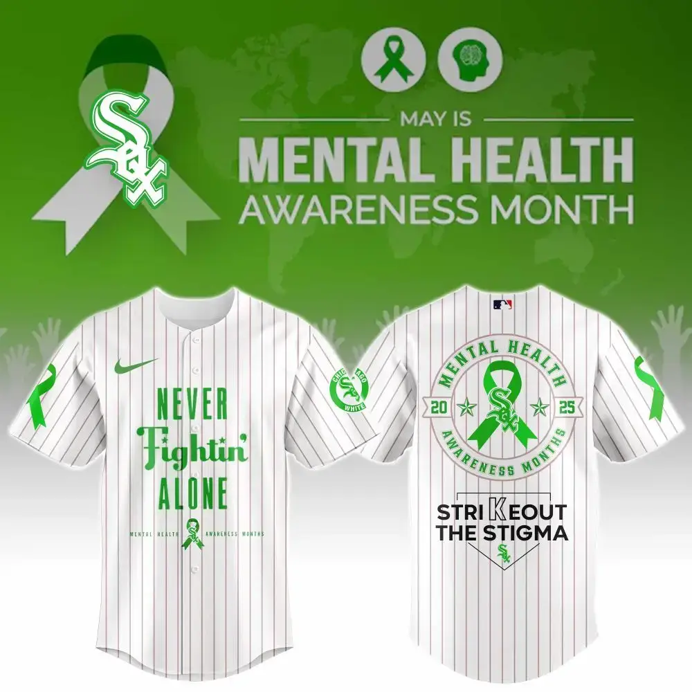 Chicago White Sox Special Mental Health Awareness Week Limited Edition Jersey Image