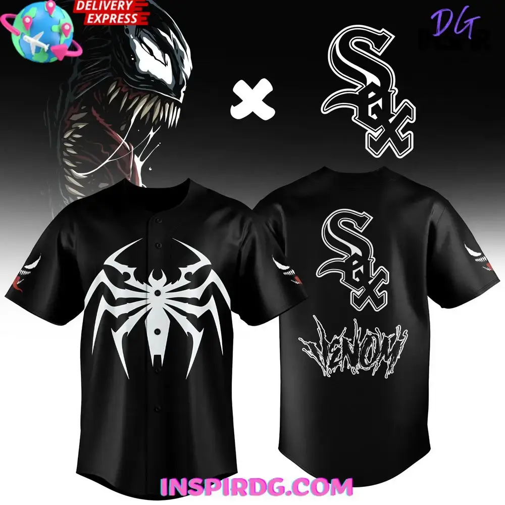 Chicago White Sox Venom Shadow Strike Special Baseball Jersey Image