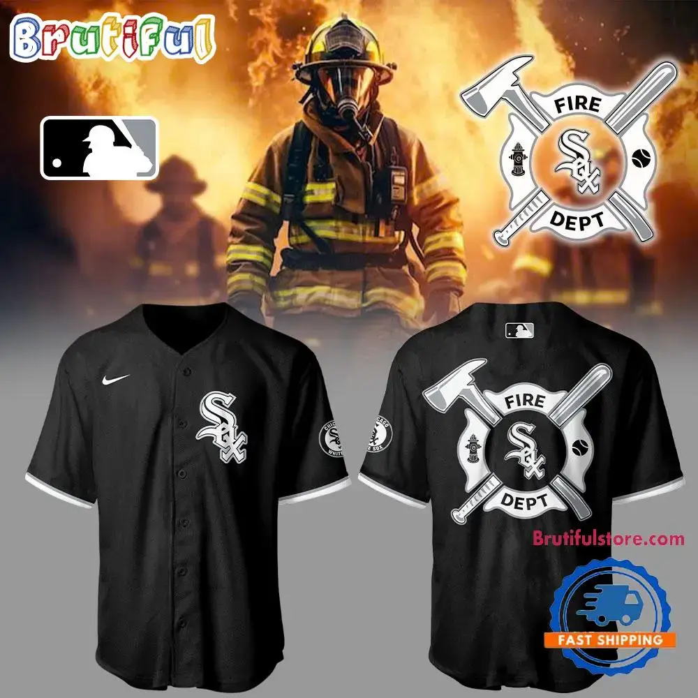 Chicago White Sox x Firefighter Appreciation Night 2025 Jersey Shirt Image