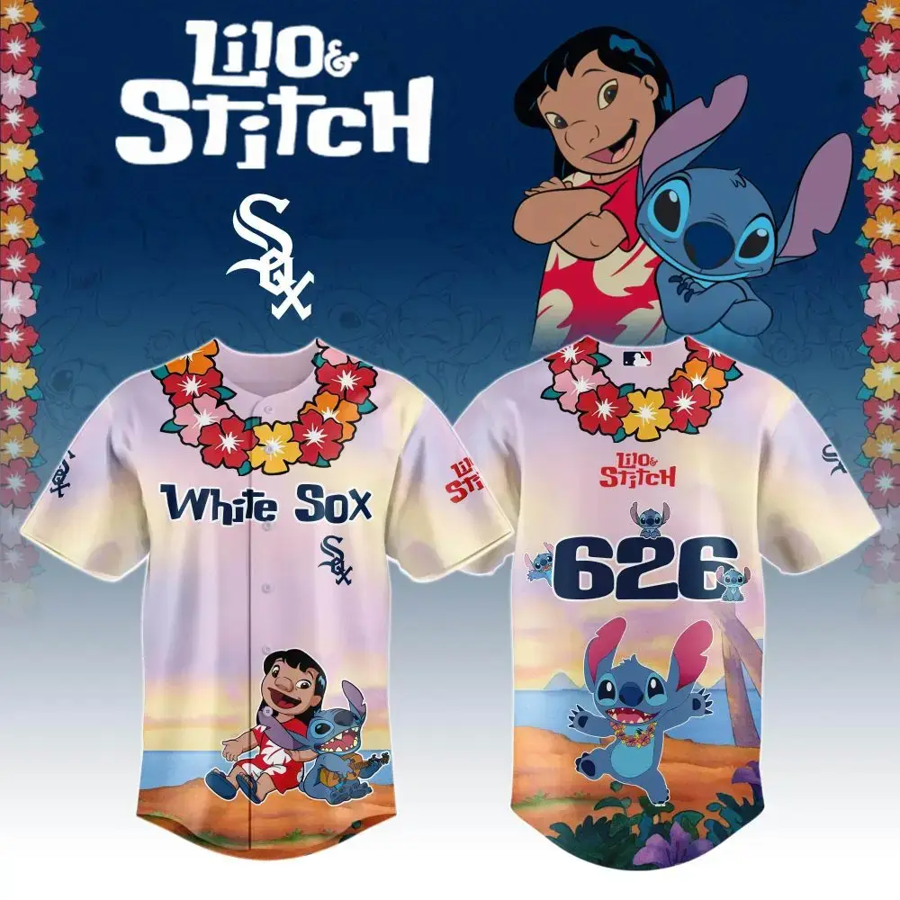 Chicago White Sox X Lilo & Stitch Special Edition Jersey Image