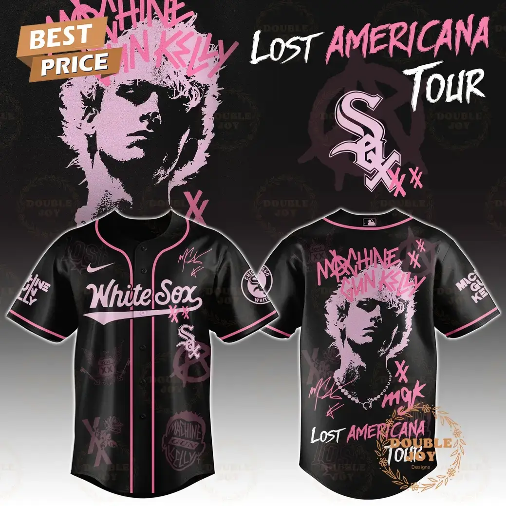 Chicago White Sox x MGK Tour 2025 The Lost Americana Baseball Jersey Image