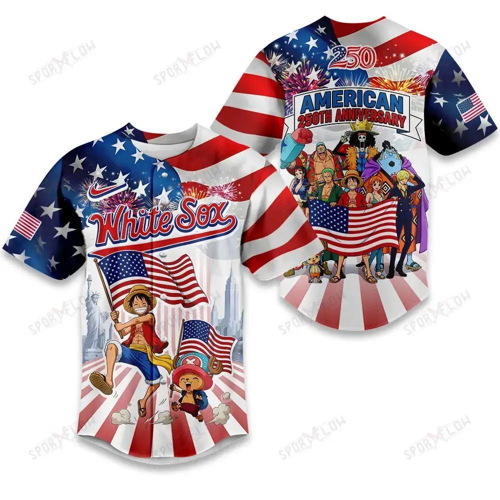 Chicago White Sox X One Piece United States Of America 250 Baseball Jersey Image