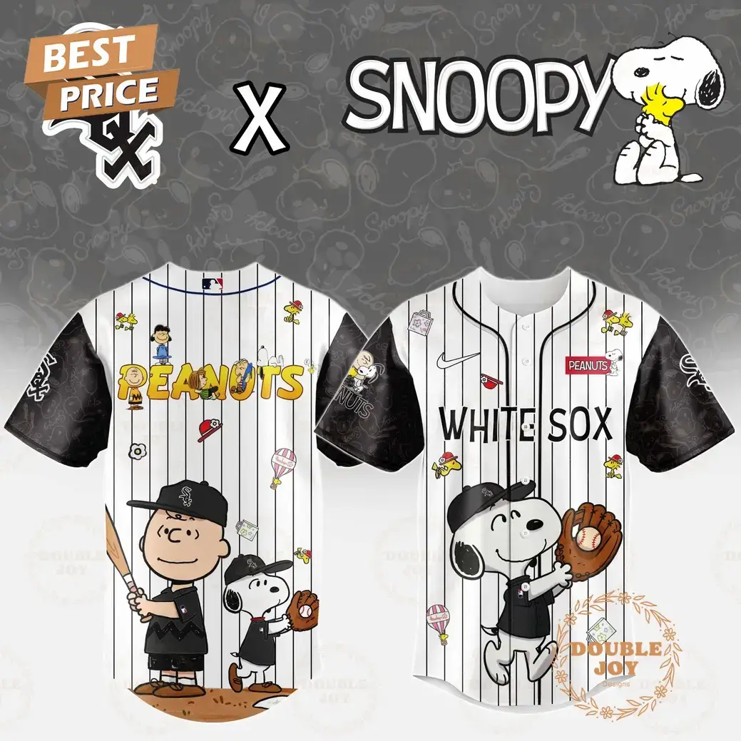 Chicago White Sox x Snoopy 2025 Limited Edition Baseball Jersey Image