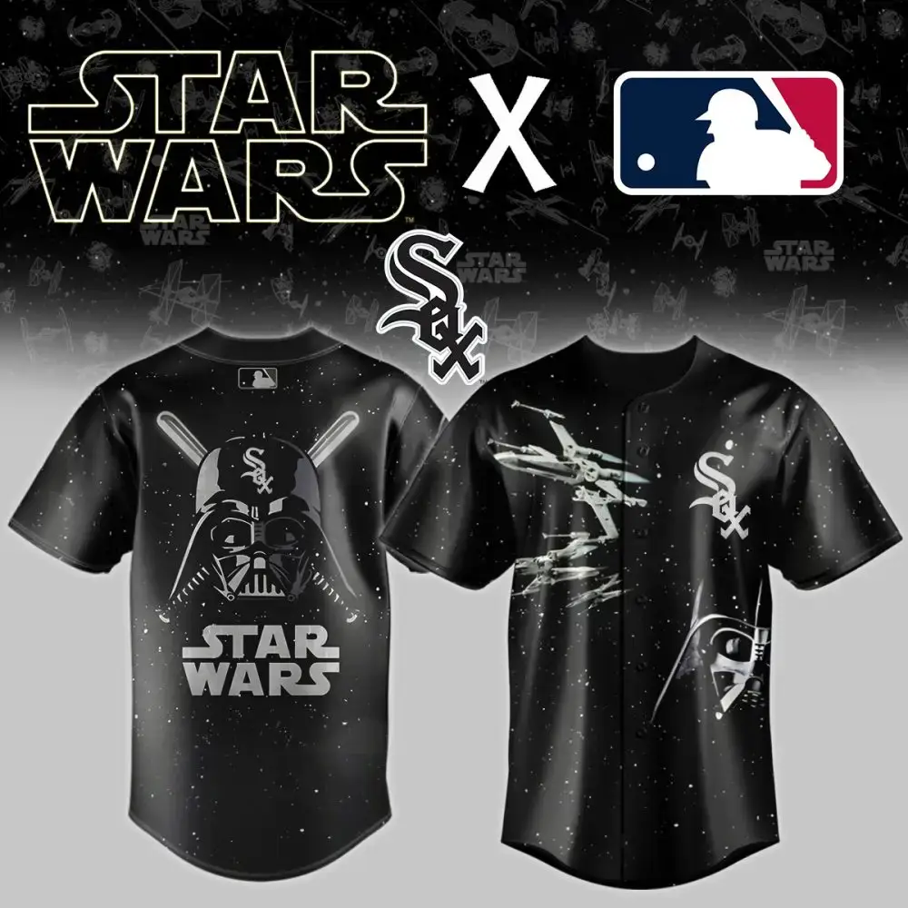 Chicago White Sox X Star Wars Baseball Jersey Image