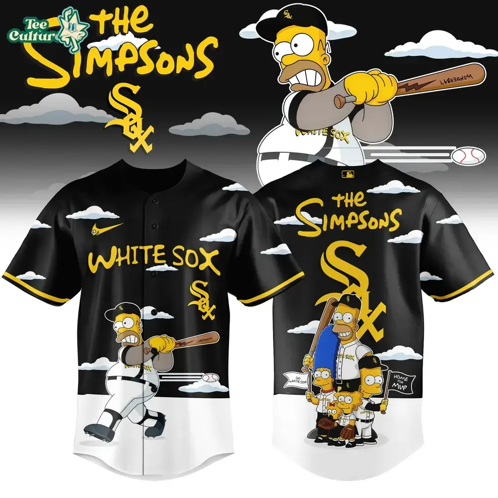 Chicago White Sox x The Simpsons 2026 Limited Edition Baseball Jersey Image