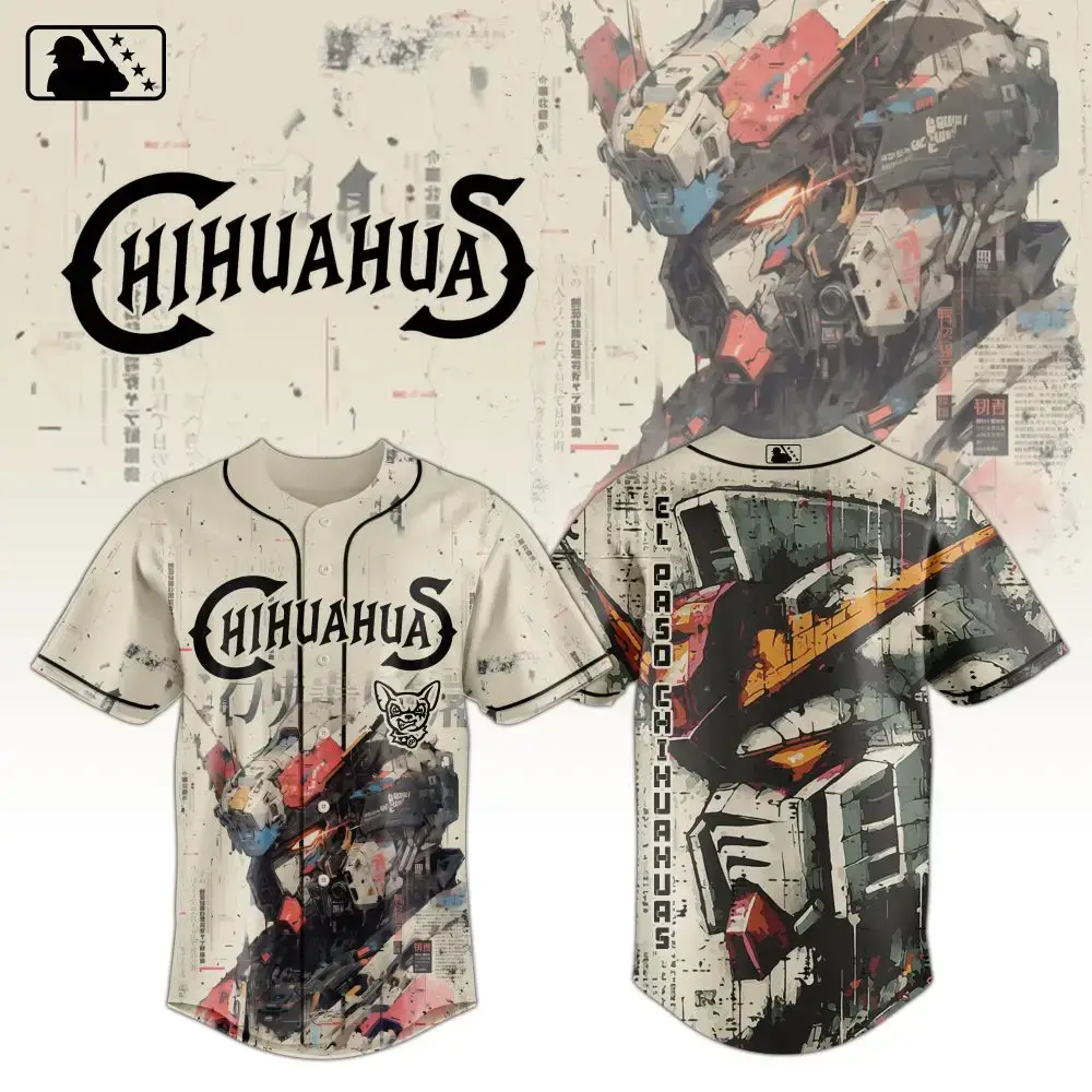 Chihuahuas Baseball Jersey - Unique Mecha Design - Limited Edition Sportswear Image