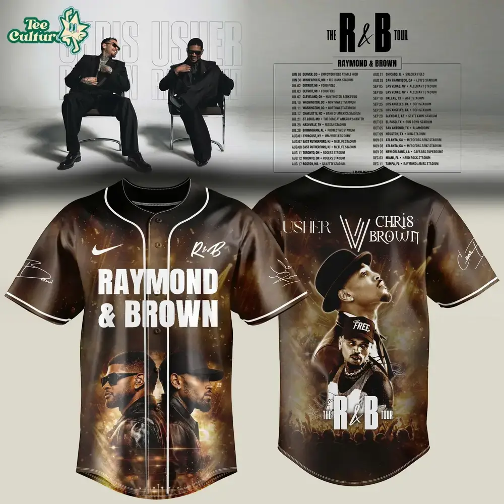 Chris Brown and Usher - The R&B Tour 2026 Edition Jersey Ver5 Image