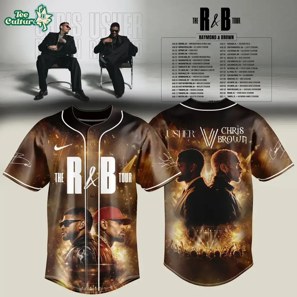 Chris Brown and Usher - The R&B Tour 2026 Edition Jersey Ver6 Image