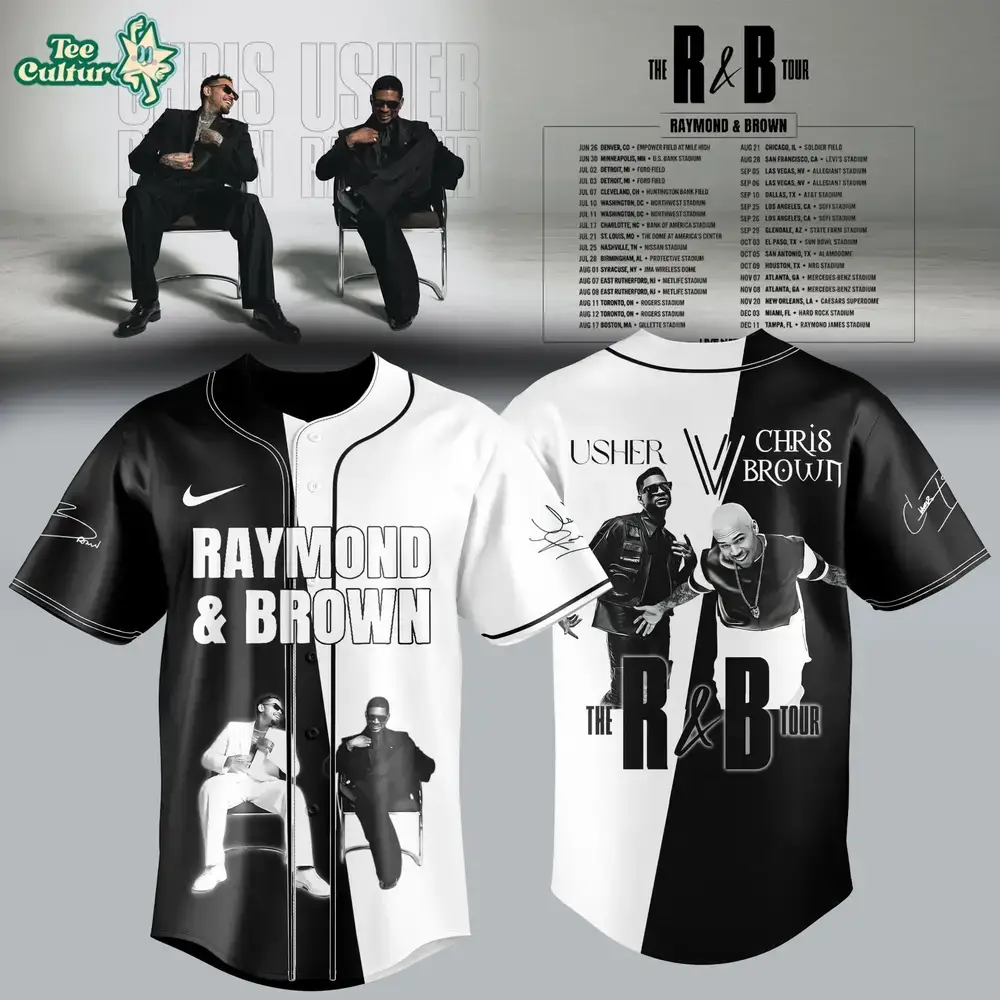 Chris Brown and Usher - The R&B Tour 2026 Edition Jersey Ver7 Image