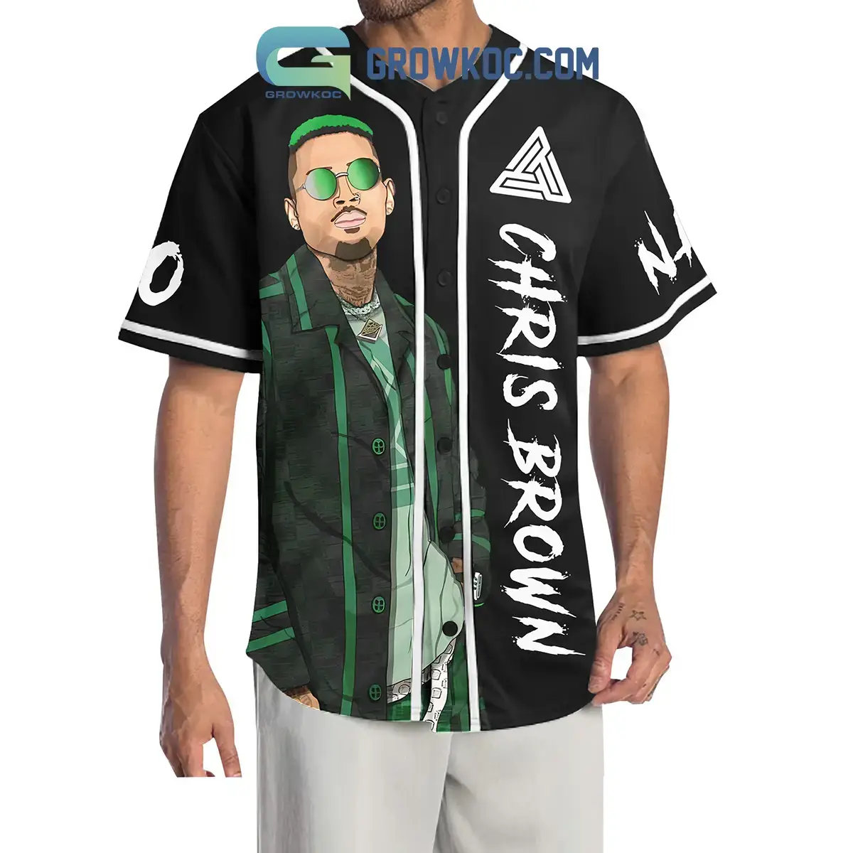 Chris Brown Tour Schedule Of 2024 Personalized Baseball Jersey Image