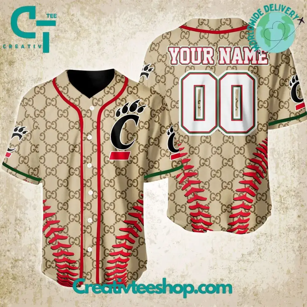 Cincinnati Bearcats Gucci Baseball Jersey Image