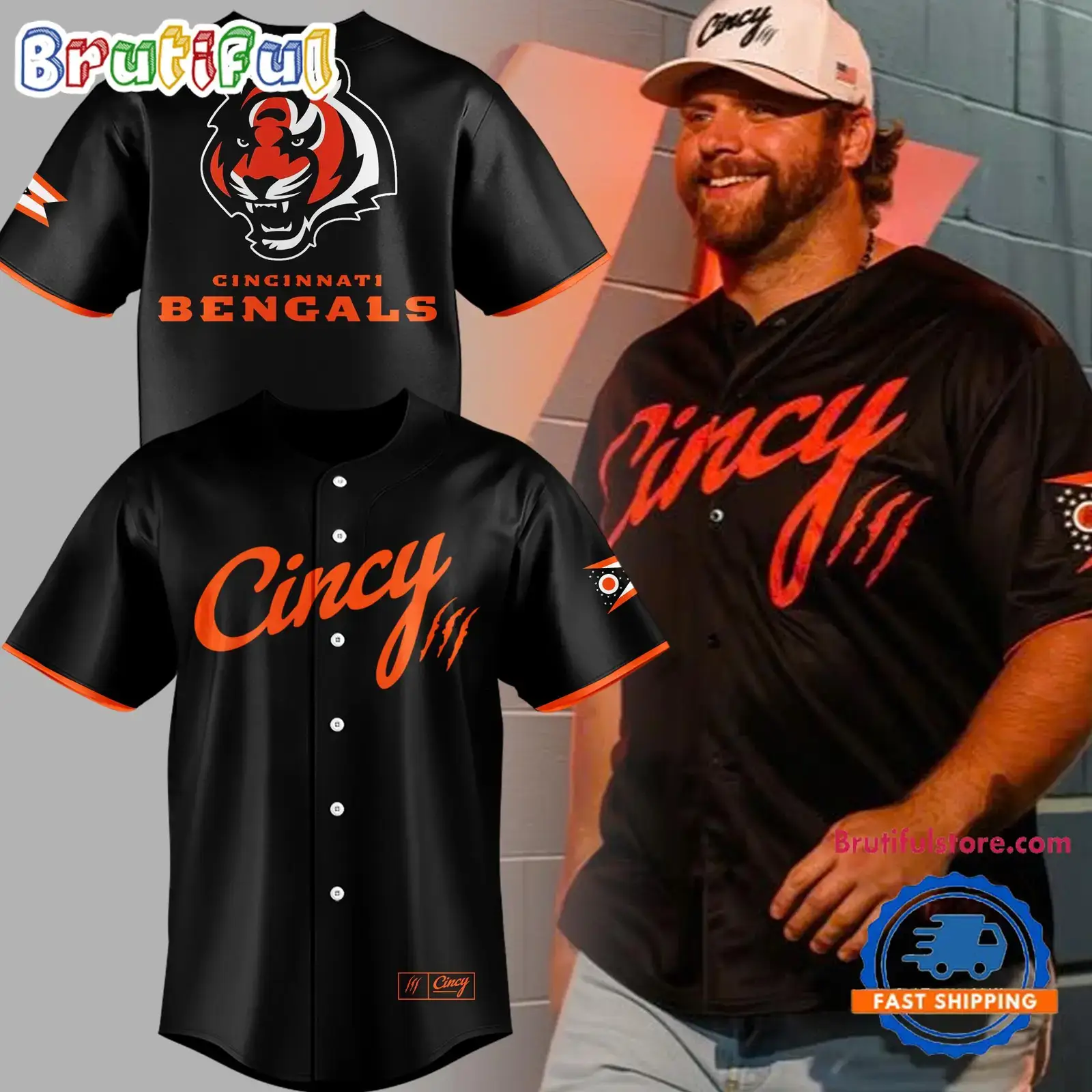 Cincinnati Bengals 2024 NFL Cincy Jersey Shirt Image
